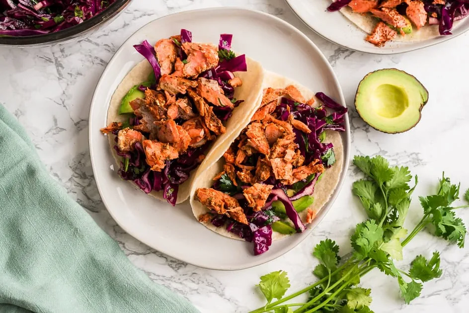 Quick 15-Min Chipotle Salmon Tacos